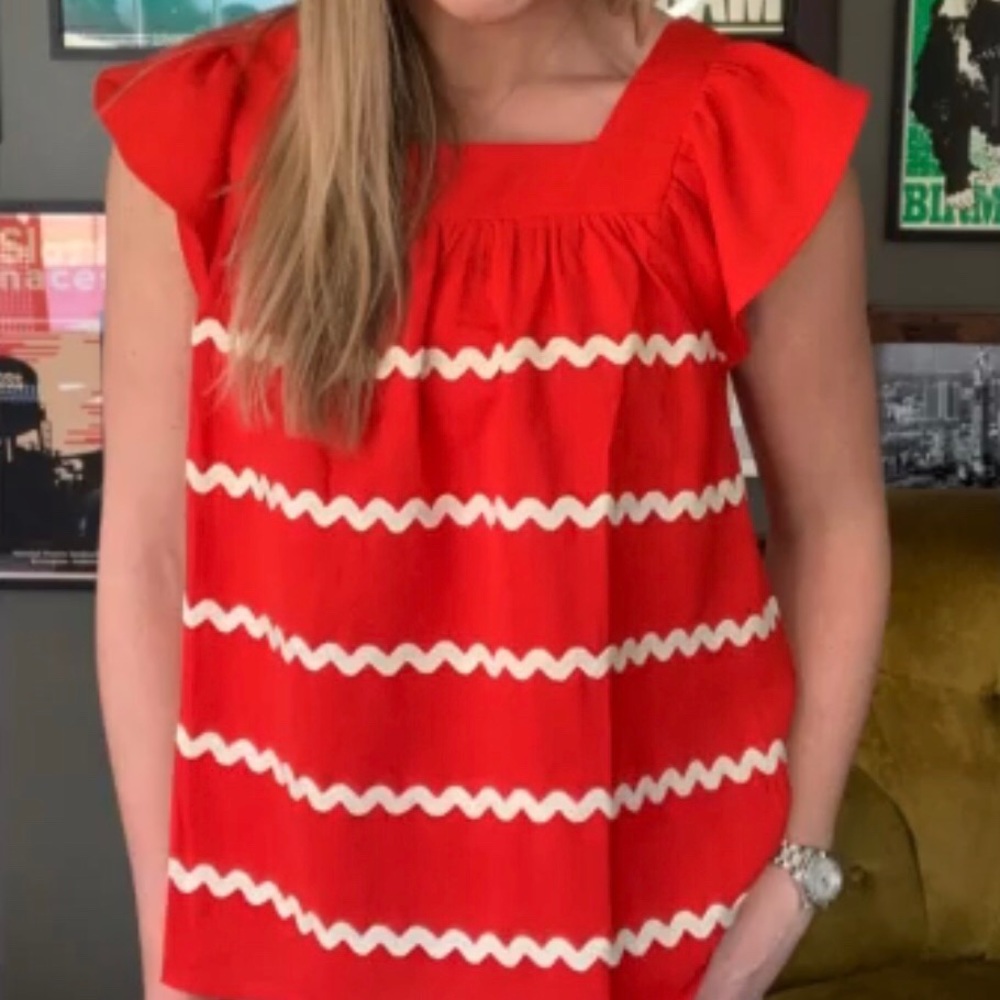 Ric Raf Ruffle Top